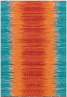 Kayoom Teppich Sunset 8070 Orange / Blau 120cm x 180cm