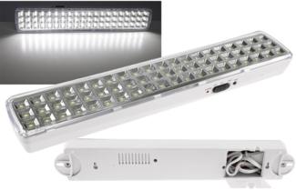 LED Notleuchte "CTNL-60 SMD" 365x70x37mmLithium Akku 3,7V/2200mAh, nur 4W