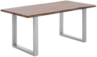 Esstisch Bullwer Palisander silberfarben 230x100 cm