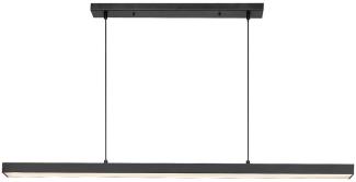 Rabalux 72128 LED Hängeleuchte TARIQ 30W Aluminium mattschwarz, Acryl weiß 4000K B:120cm H:130cm