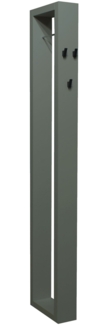 Garderobe Erna 13x32x172 Pinie Green matt Lack 14774