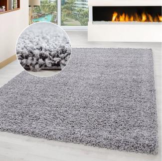 Miovani Hochflor-Teppich Teppich Shaggy Hochflorteppich Wohnzimmer Schlafzimmer Langflor, Rund, Höhe: 30 mm