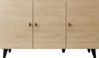 Kommode Vurkizo 150 3D (Farbe: Eiche Cremona)