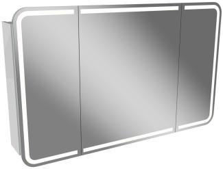 Lanzet M9 Spiegelschrank 120 cm mit umlaufender LED-Beleuchtung, Weiß