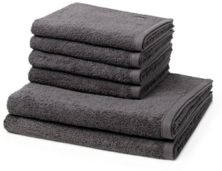 ROSS Handtuch Set Vita, Walkfrottee (Spar-Set, 6-St), 4 X Handtuch 2 X Duschtuch - im Set - Baumwolle - Weich und saugstark