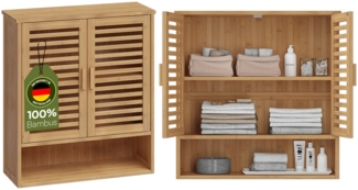 Bellamio 'Newa' Badezimmer-Hängeschrank, natur