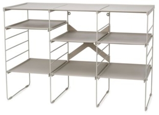 Joseph Joseph Level Plus ecru großes verstellbares Schuhregal