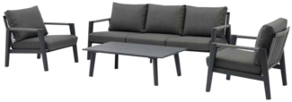 Sungörl Lounge Gruppe Salo 4-tlg. – Modernes Gartenmöbel Set für Ihren Outdoor-Bereich