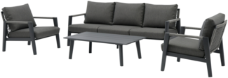 Sungörl Lounge Gruppe Salo 4-tlg. – Modernes Gartenmöbel Set für Ihren Outdoor-Bereich