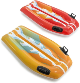Intex 1 Stück Joy Rider - Aufblasbarer Wellenreiter - Gelb oder Rot (Keine Farbwahl möglich)