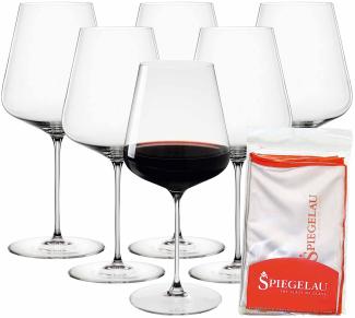 Spiegelau Definition Bordeauxglas 750 ml 6er Set + Poliertuch