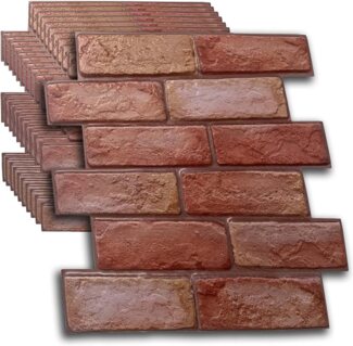 Kaket Wandtattoo 3D Wandpaneele Selbstklebend Wandtapete 30 x 30cm (10 St)