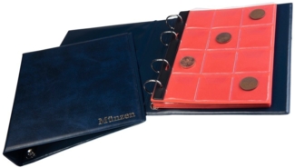 MC. Sammler Sammleretui MC. Sammler Münzalbum für 120 Stück 10 Euro Münzen, Blau