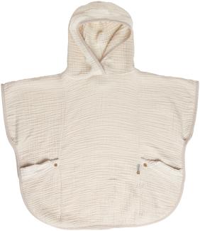 Bebe-Jou Pure Cotton Poncho Sand Beige