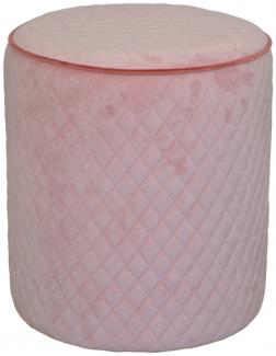 Sitzhocker/-pouf "Anika" rose