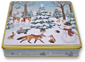 MediMuc Keksdose Winterwald - wunderschöne kleine Gebäckdose