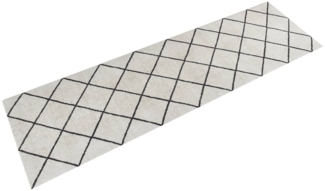 vidaXL Küchenteppich Waschbar Quadrat 45x150 cm Samt 136567