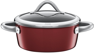 Silit Kochtopf Silit Vitaliano Rosso, Silargan®, Glassdeckel