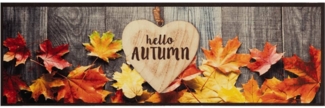 vidaXL Küchenteppich Waschbar Herbst 60x180 cm Samt 4005627