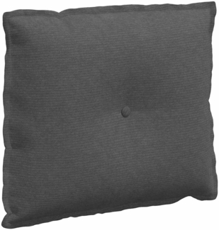 vidaXL Rückenkissen Dunkelgrau 60 x 50 cm Cordstoff 42014694