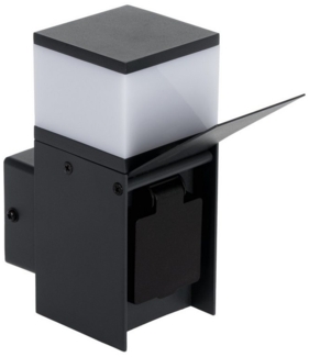 Kanlux Außen-Wandleuchte DASTEN Aussenleuchte Wandleuchte (mit/ohne Steckdose), ohne Leuchtmittel