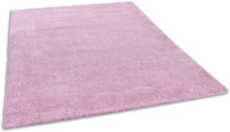 TOM TAILOR HOME Hochflor-Teppich Shaggy Teppich Cozy, rechteckig, Höhe: 25 mm, Uni Farben, auch in Pastell Farben, weich & kuschelig