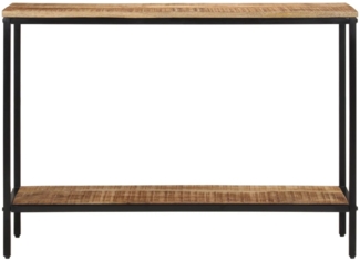 vidaXL Konsolentisch 100x35x70 cm Raues Massivholz Mango 374071