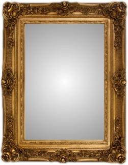 Casa Padrino Barock Wandspiegel Gold Höhe 130 cm, Breite 96 cm - Edel & Prunkvoll