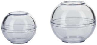 WESTMARK Vorratsdose 2 Stück, ø 7/9 cm, Frischhaltekugeln, SAN, BPA-frei