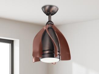 Elstead Lighting Terna Pendelventilator LED bronze