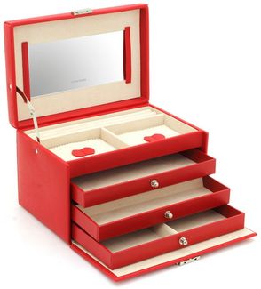 Friedrich23 Schmuckkasten Jolie 2.0 Kreuznarben-Optik