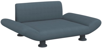 vidaXL Hundebett Dunkelgrau 70x45x28 cm Stoff