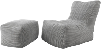 Sitzsacke Remna Cord mit Sitzsack Ewkad Cord (Farbe: Poso 110)
