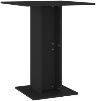 vidaXL Bistrotisch Schwarz 60x60x75 cm Holzwerkstoff 802103