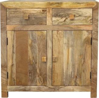 Kommode Hina 90x90x45 aus Mangoholz