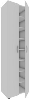 VCM Schuhschrank Ulas 918427 Weiß H. 173 x B. 49 x T. 30 cm