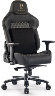Fantasylab Gaming Stuhl 200KG Belastbarkeit Schwarz/Golden