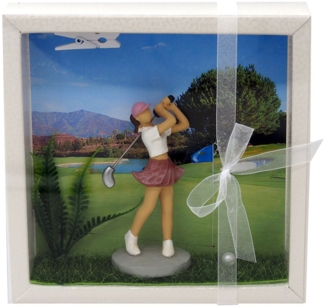 ZauberDeko Geschenkbox Geldgeschenk Golf Frau Golfzubehör Hobby Geburtstag Weihnachten