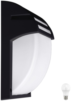 LED Wandlampe in schwarz für den Außenbereich VT-754-MB
