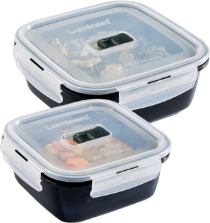 Black Box Schwarz, Aufbewahrungset 2-tlg (mo)