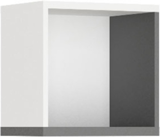 Wandregal Philosophy Wandboard 40x40cm weiß graphit