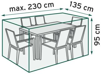 TrendLine Schutzhülle Exclusive Sitzgruppen 230x135x95 cm Abdeckung Gartenmöbel