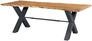 Esstisch Akazie 260 x 100 x 76 natur lackiert IRON LABEL #129