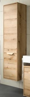 Badezimmer Hochschrank Celia in Evoke Eiche 44 x 164 cm