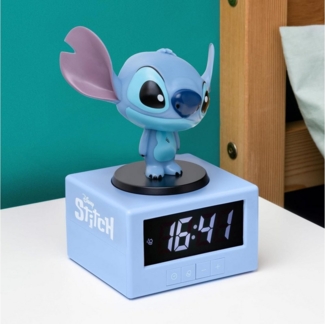 Paladone Kinderwecker Stitch Wecker mit Nachtlicht und Musikalarm Musikalarm mit Snooze-Funktion durch Stitch-Kopf