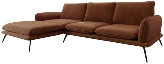 Ecksofa Sanrino LC (Farbe: Zetta 295, Seite: Links LC-2R)