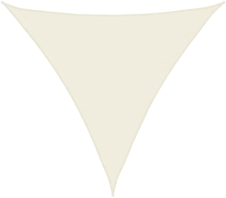 vidaXL Sonnensegel Oxford-Gewebe Dreieckig 4x4x4 m Creme 135231