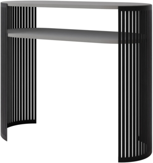 Konsolentisch Fahugin (Farbe: Schwarz / Hellgrau)