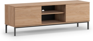 AX LIVING Lowboard TV „Queba QT05“ – 150 cm Breite, Modern in Hikora