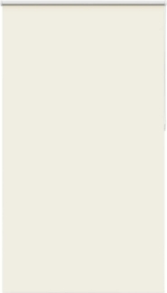 vidaXL Verdunkelungsrollo Cremeweiß 125x230cm Stoffbreite 121,6cm 4011731